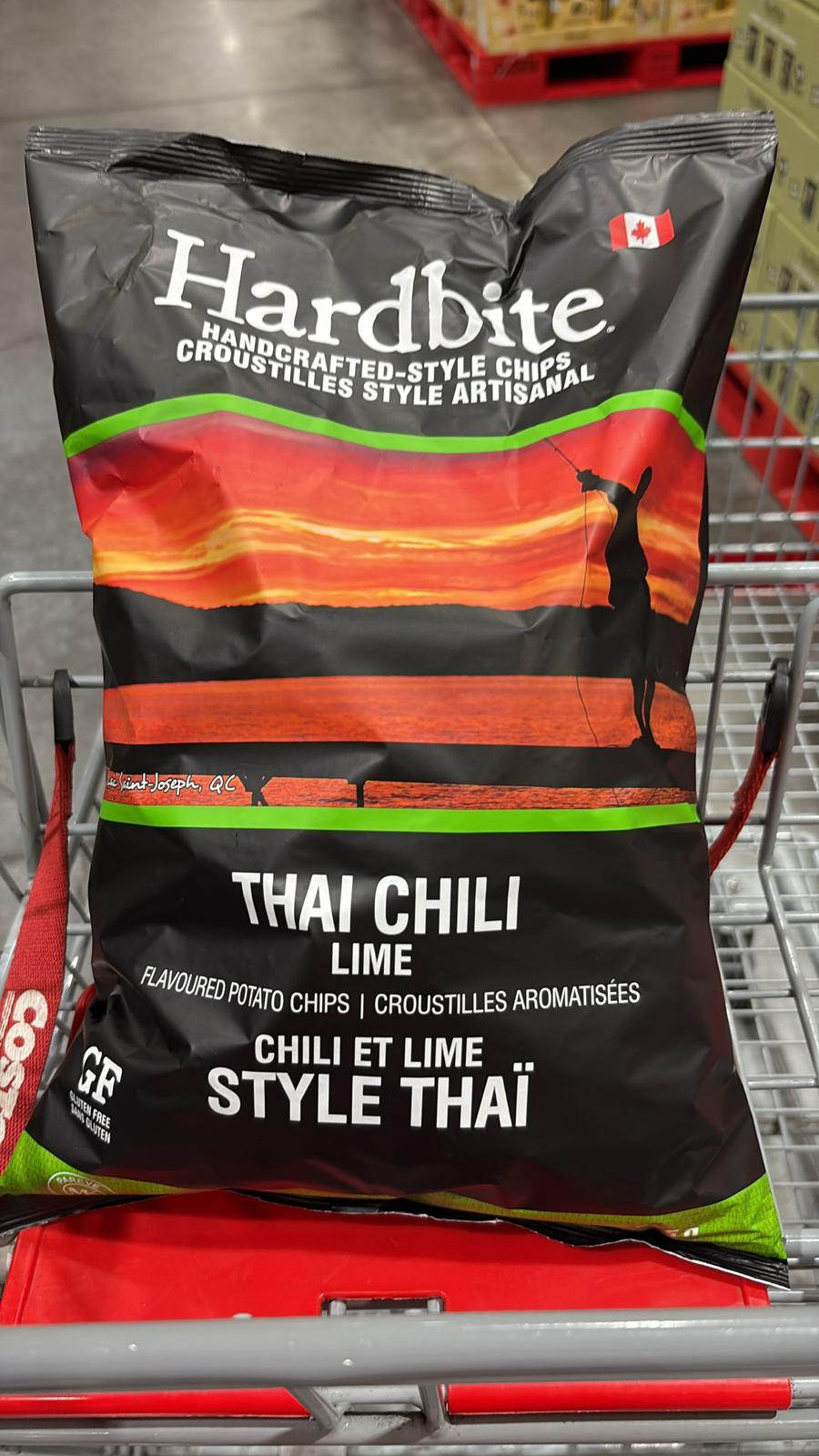 日本Costco Hardbite 泰式青檸味625g Exp 2026.04.25 加拿大製造 只使用天然材料，不使用反式脂肪酸 膽固醇為零【CJ171】