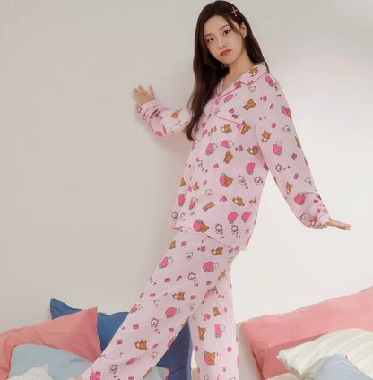 韓國 SPAO Free Time Long Sleeve Pajamas【SP217】