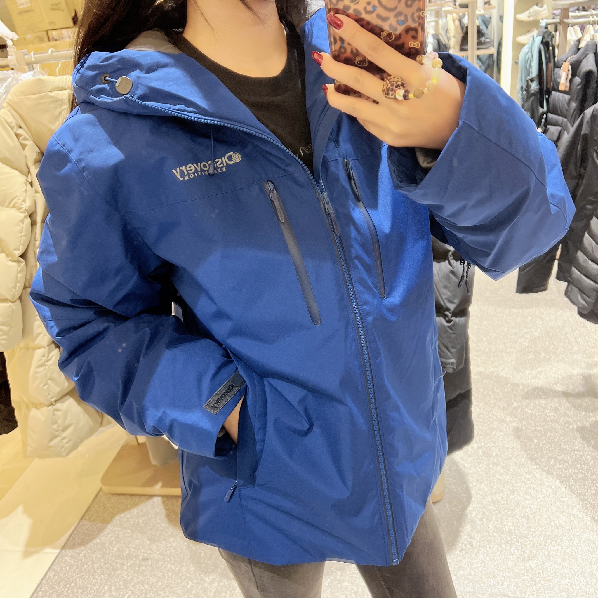 韓國 Discovery Men's Bergen Gore Windstopper Goose Down Lightweight Padding【DY059】