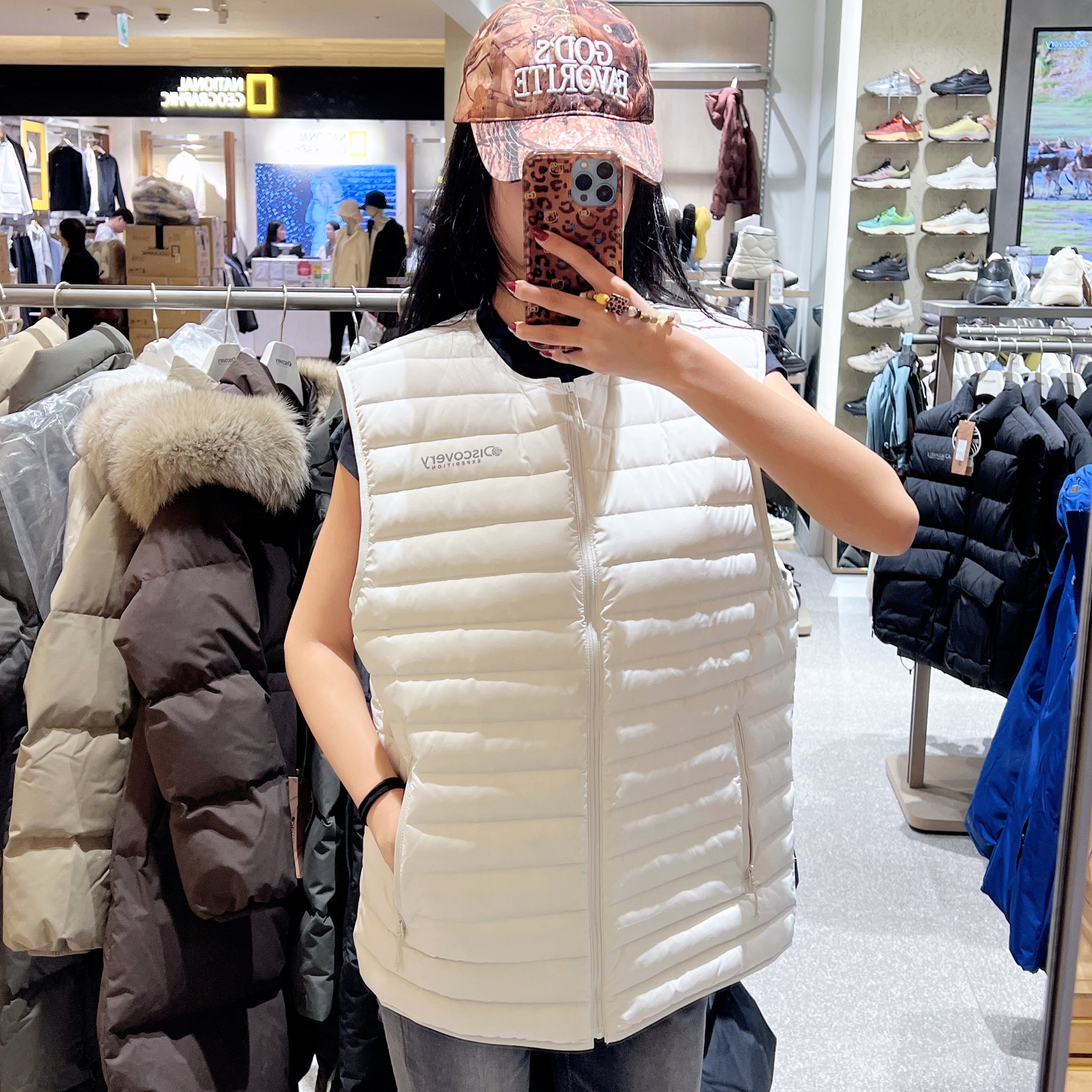 韓國 Discovery Men's Pixieber G Tube Down Vest【DY056】