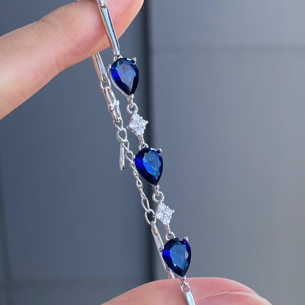 日本直送 藍寶石手鍊【JS374】