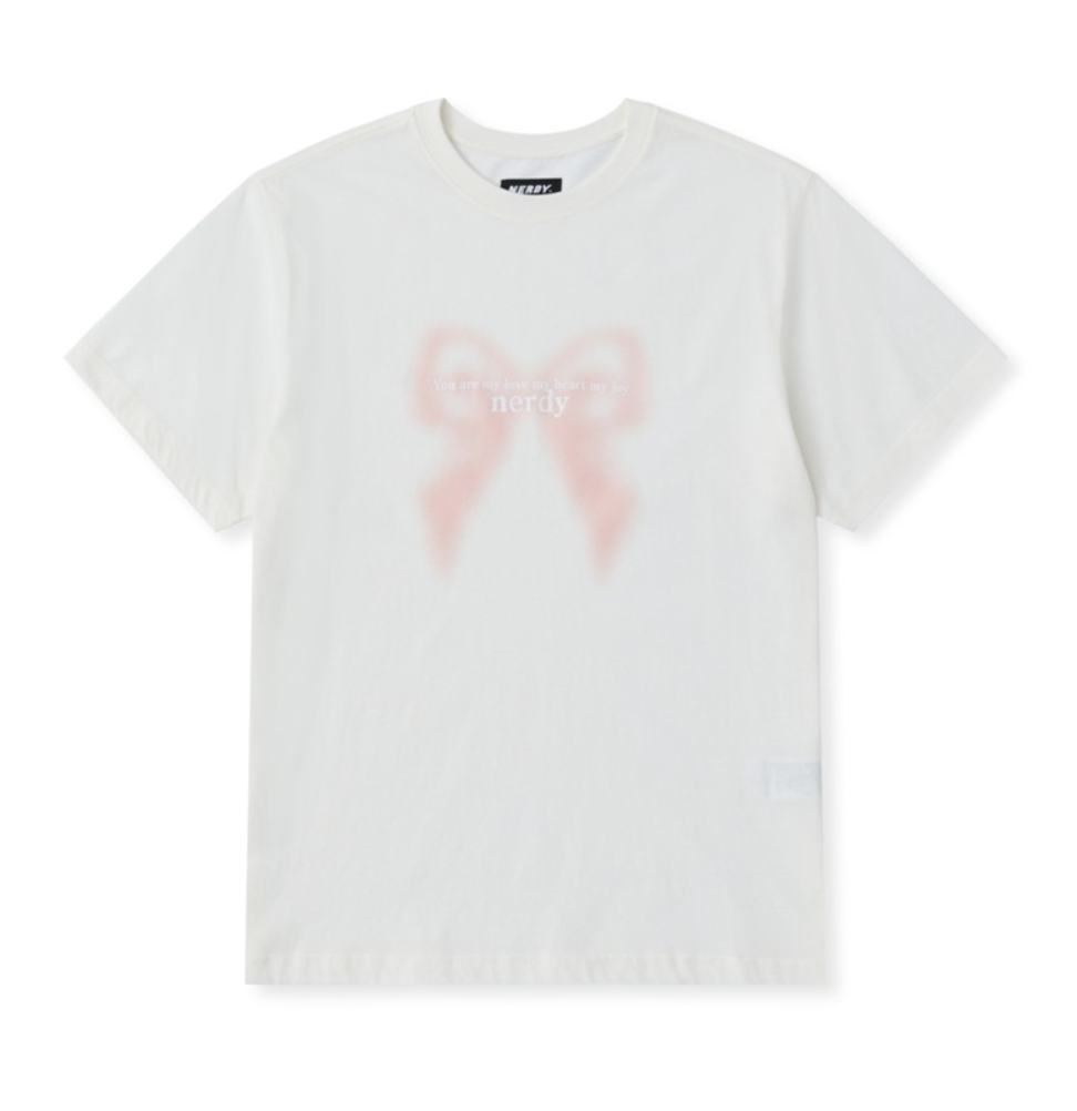 韓國 Nerdy Ribbon S/S T-Shirt【NY027】