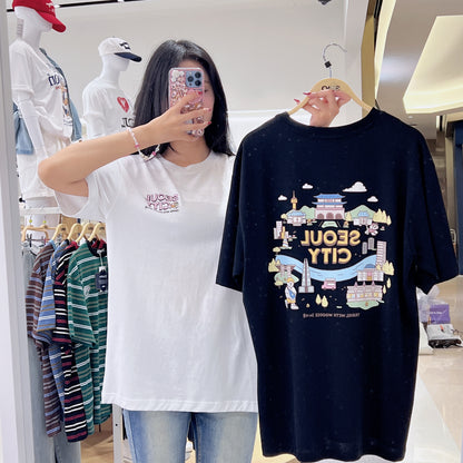 韓國 SPAO Seoul Tour Short Sleeve T-shirt【SP190】