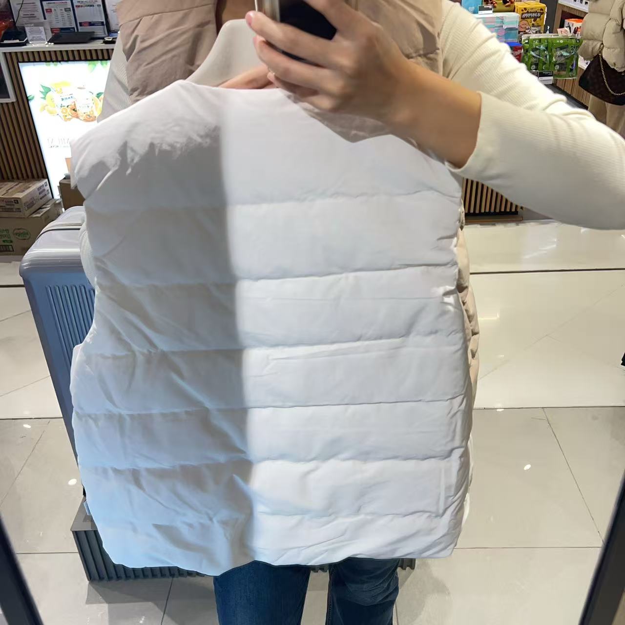 韓國 National Geographic 女裝 HERON 輕量 羽絨背心 (鵝絨)【NG013】