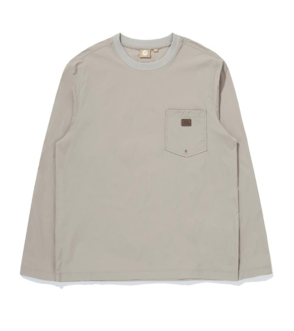 韓國 BBC Simple Woven Pocket Long Sleeve【BC083】