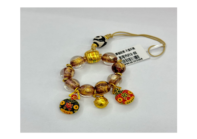 合金吞金獸琉璃手機鏈【SE778】