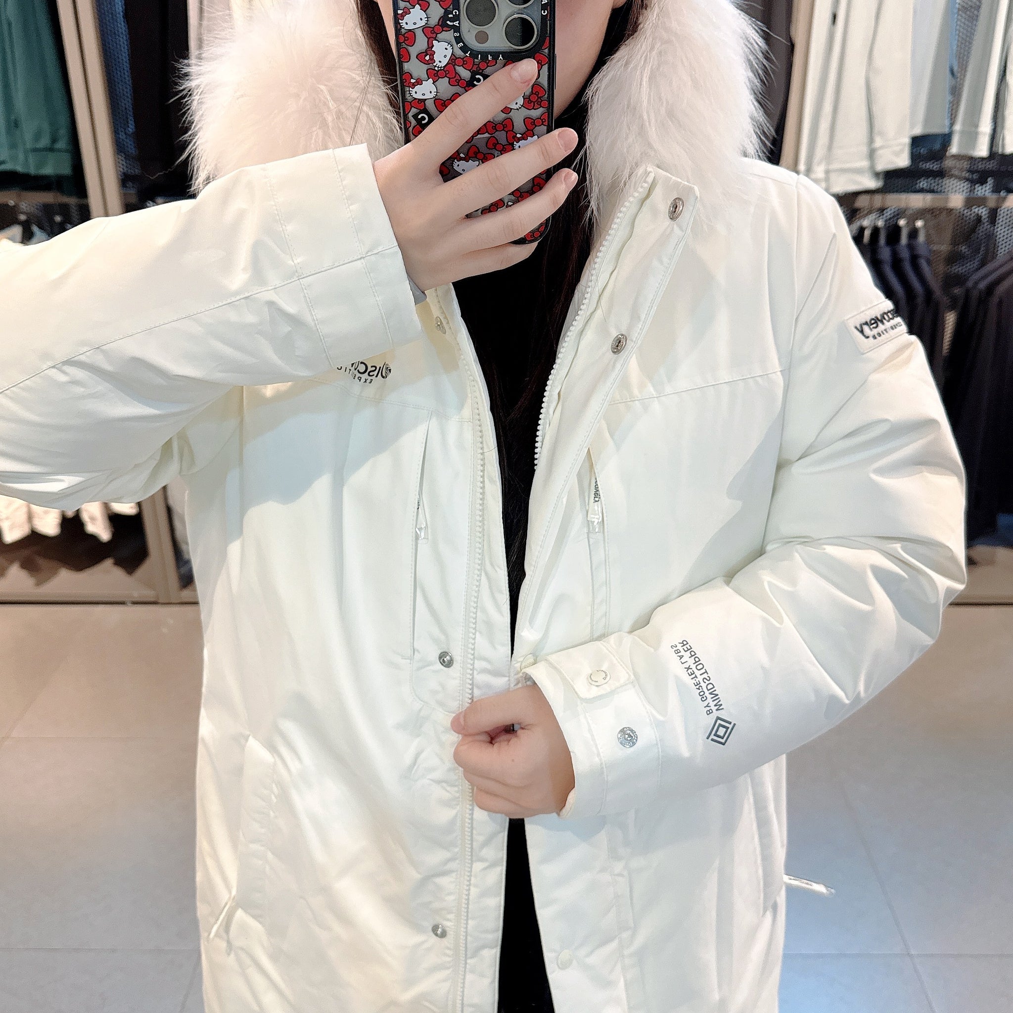 韓國 Discovery Women's Bergen Gore Windstopper Goose Down Long Padding (鵝絨)【DY181】