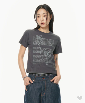 韓國 Video Jockey Ribbon T-shirt【VJ032】