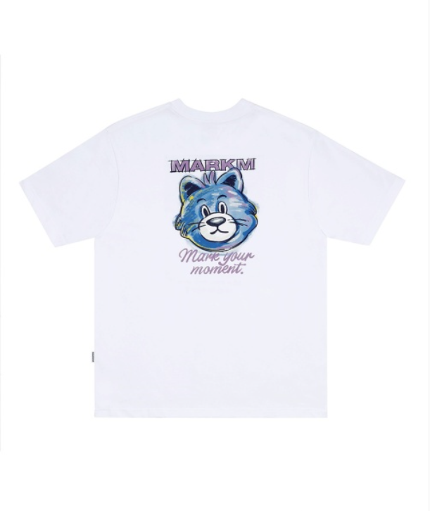 韓國 Markm Water Color Cat T-Shirt【MA177】