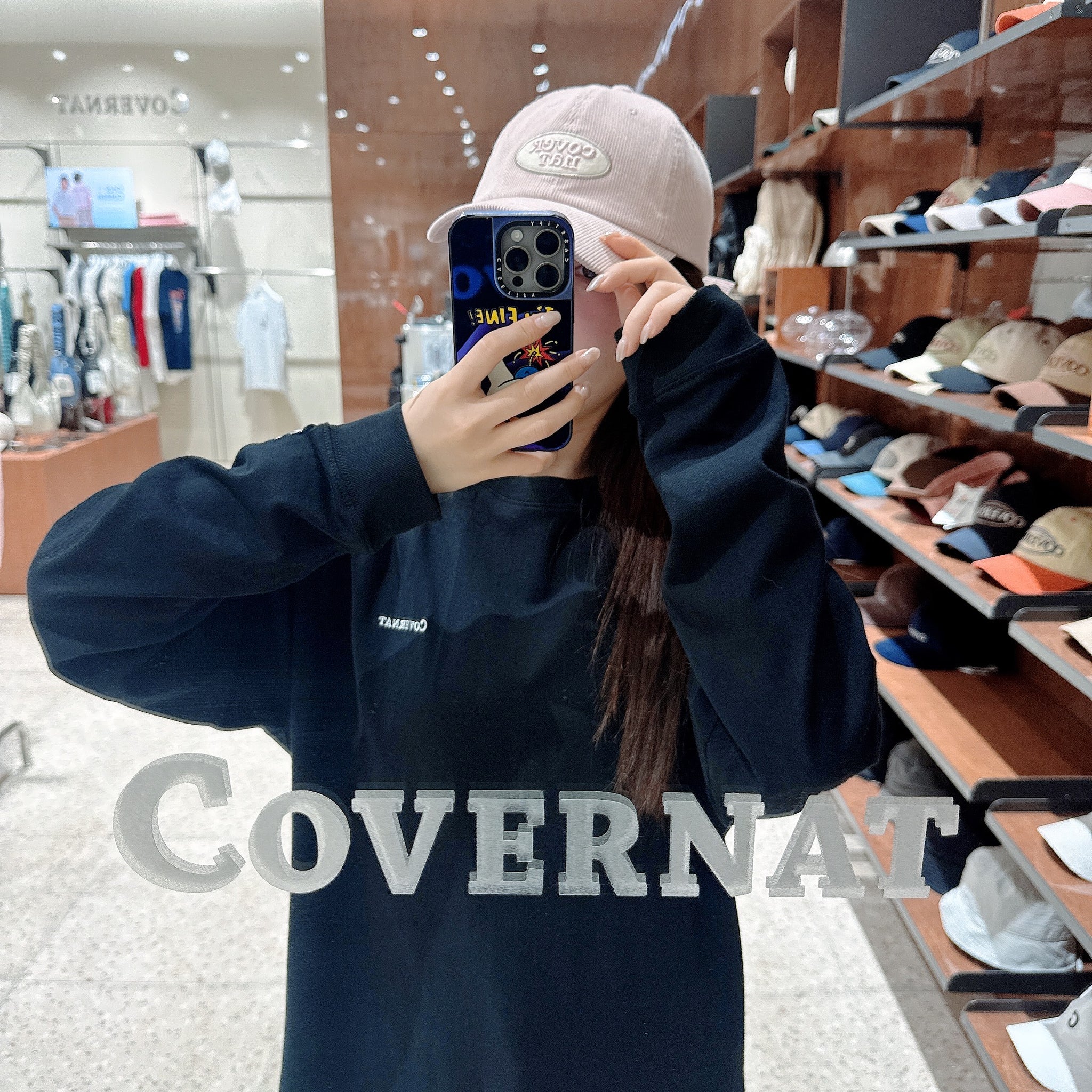 韓國 Covernat Cloverheart Corduroy Wappen Ball Cap【CO080】