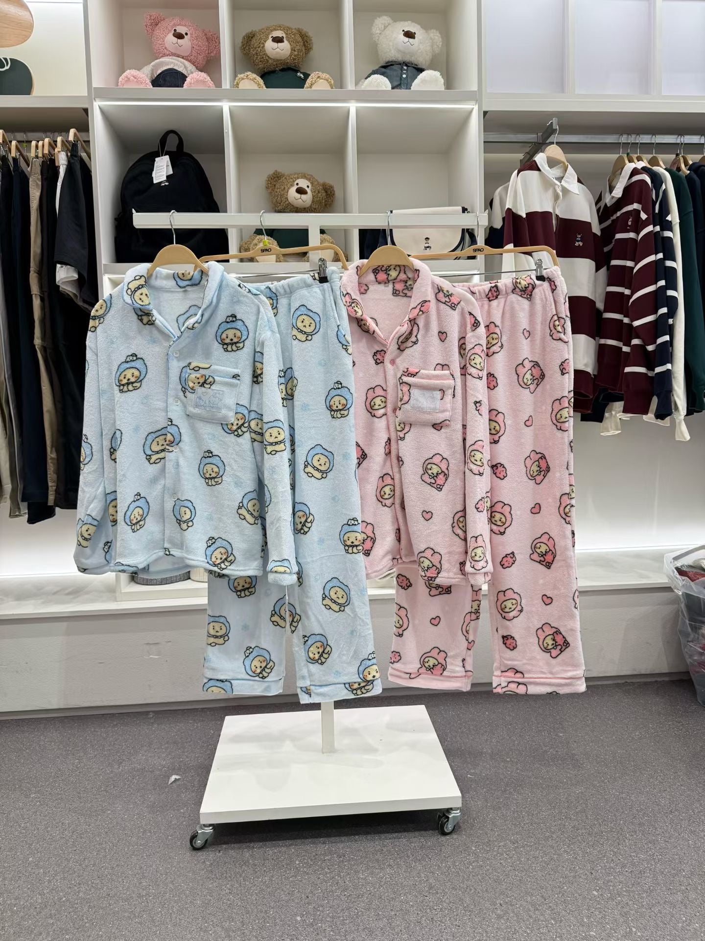 韓國 SPAO Mangled Bear Sleeping Pajamas to Wear with Buangdan【SP276】