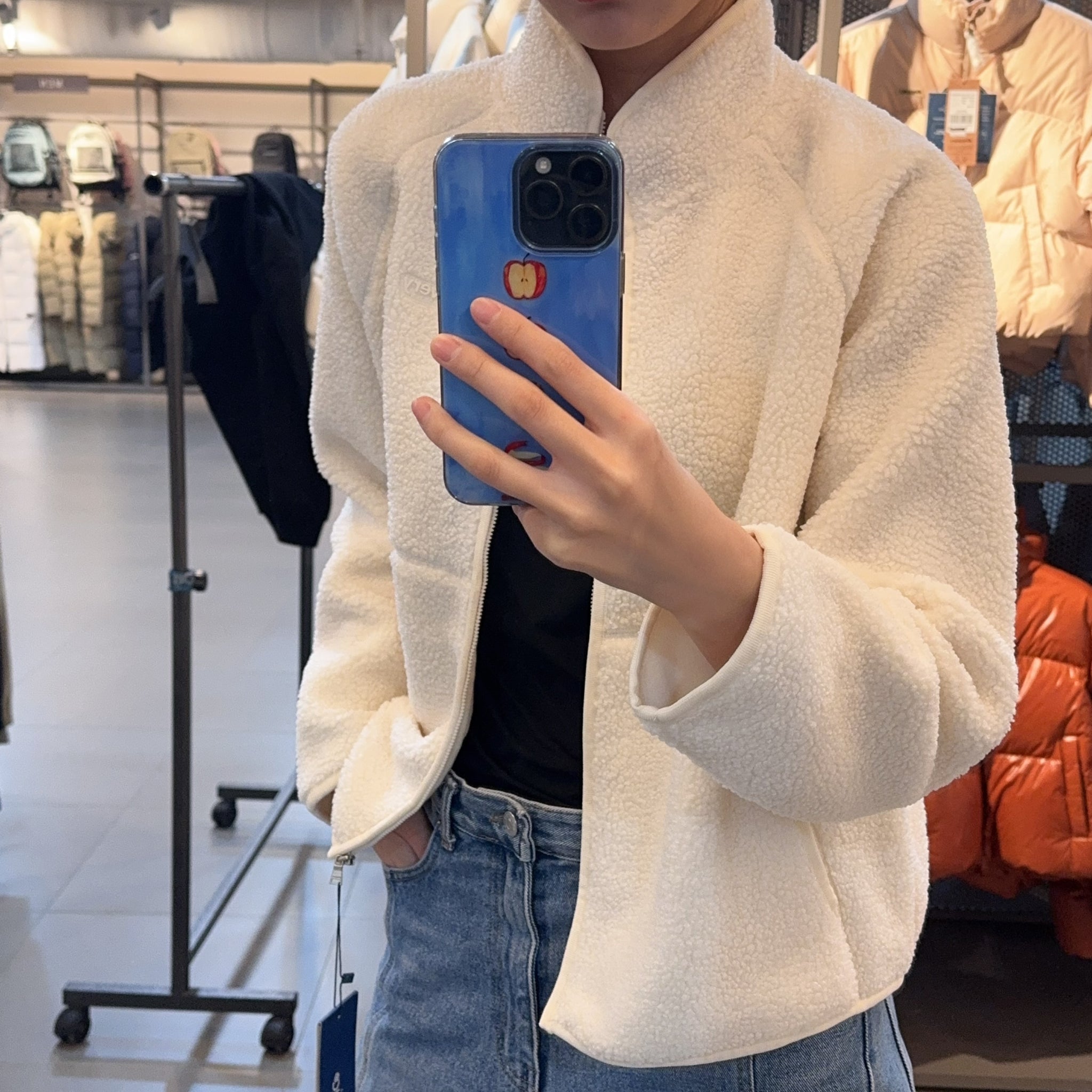韓國 Discovery Women's Athleisure Fleece Short Jacket【DY179】