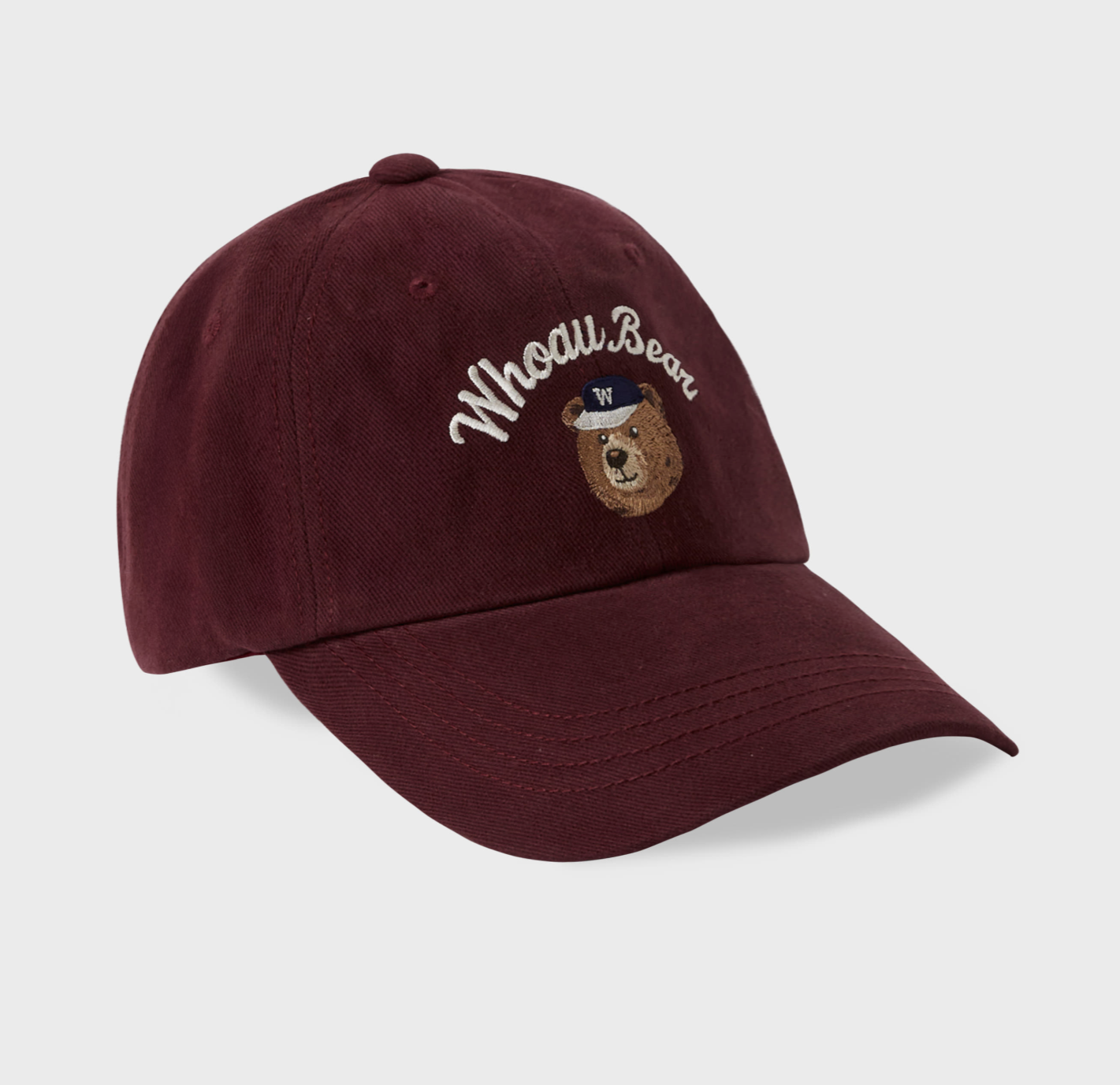 韓國 Who.A.U Steve Head Patch Ball Cap【WA178】