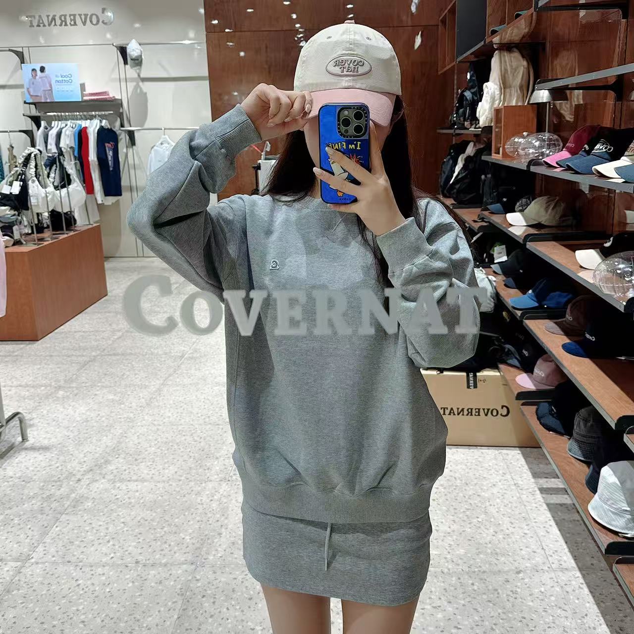 韓國 Covernat Cloverheart Cooper Logo Wappen Ball Cap【CO087】