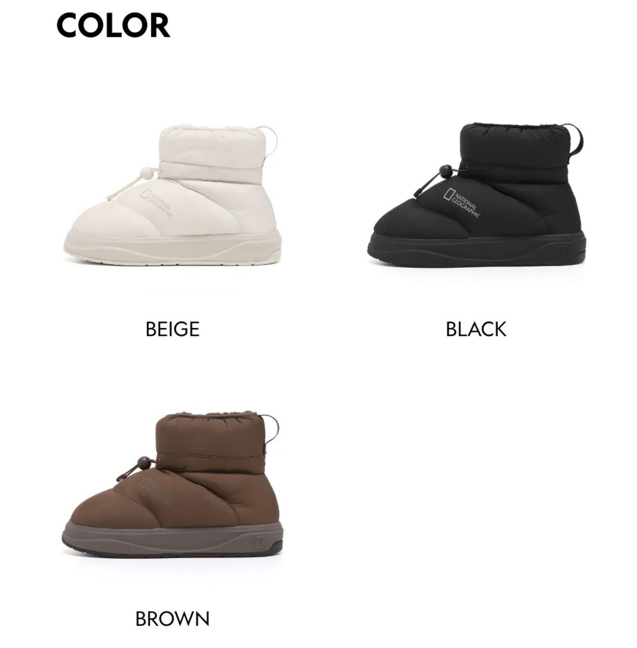 韓國 National Geographic Women's Fluffy Boots V2【NG179】