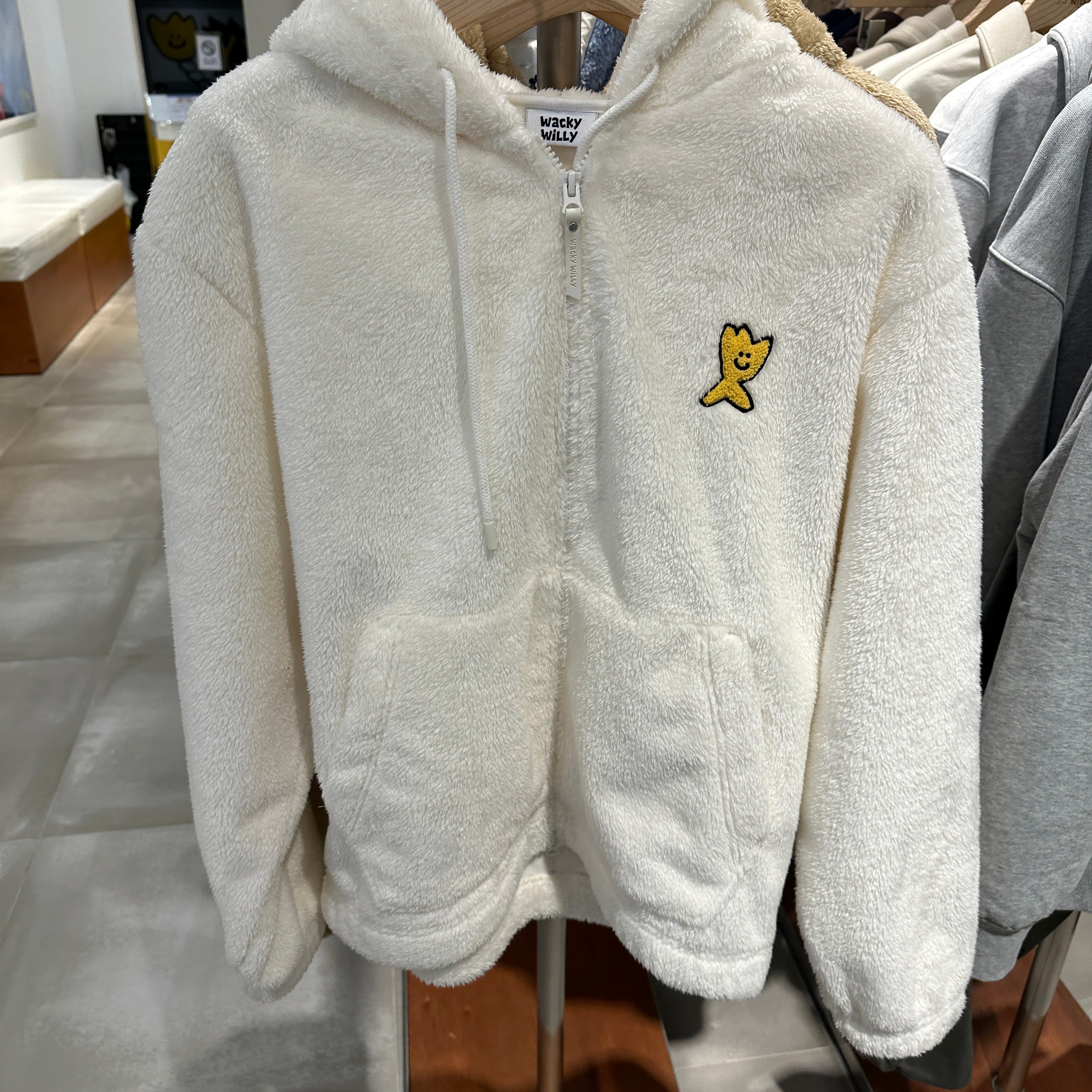 韓國 Wacky Willy Fluffy Hooded Jumper【WW116】