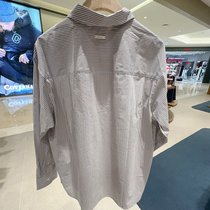 韓國 Marithe Francois Girbaud Over Fit Uni Stripe Shirt 【MF292】