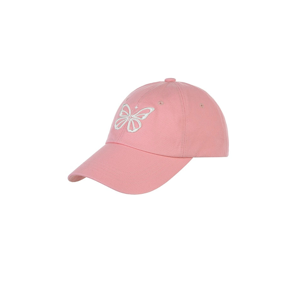 韓國 Nick Nicole Vintage Butterfly Blink Ball Cap【NK032】