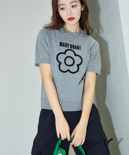 日本直送 Mary Quant 限量版Sagara刺繡針織 Tee【SJ017】