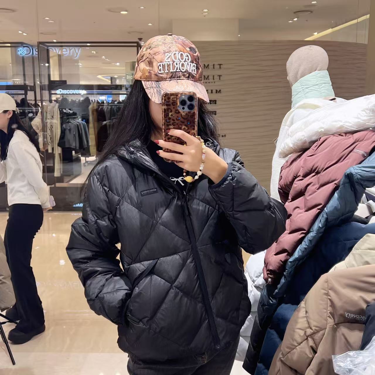 韓國 Discovery Women's Olbert New Quilted Goose Down Lightweight Padding (鵝絨)【DY088】