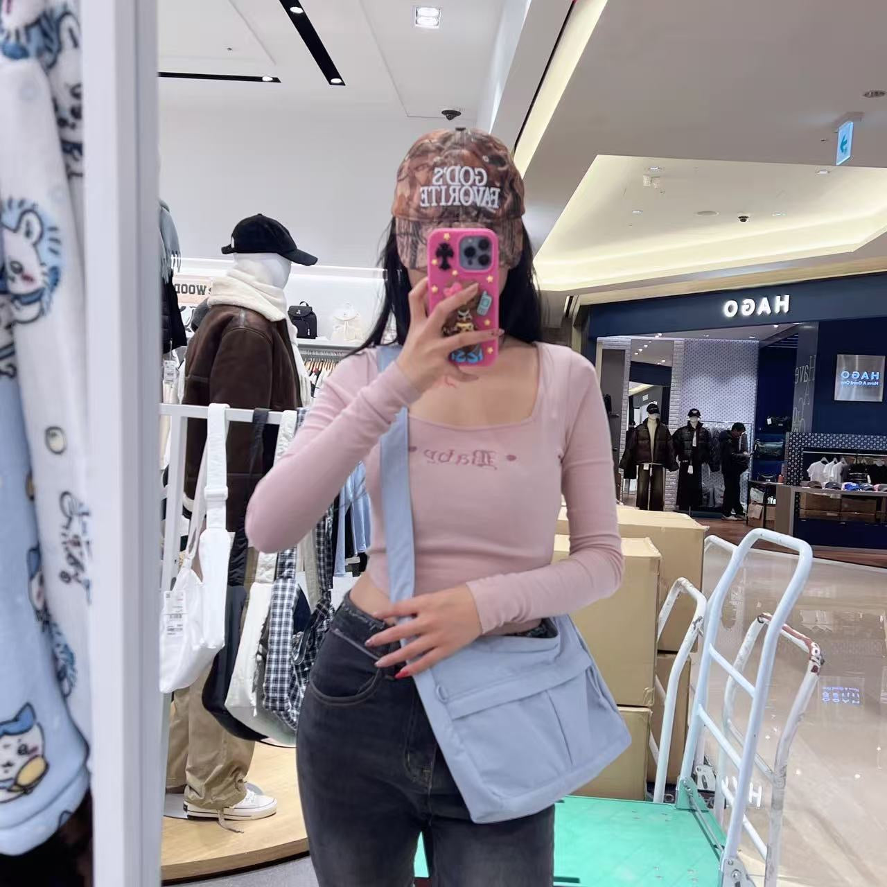 韓國 SPAO Mini Crossbody Bag【SP322】