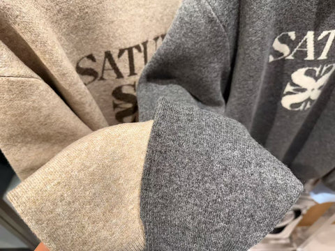 韓國 Satur Basic Logo Jacquard Crew Neck Knit【SR144】