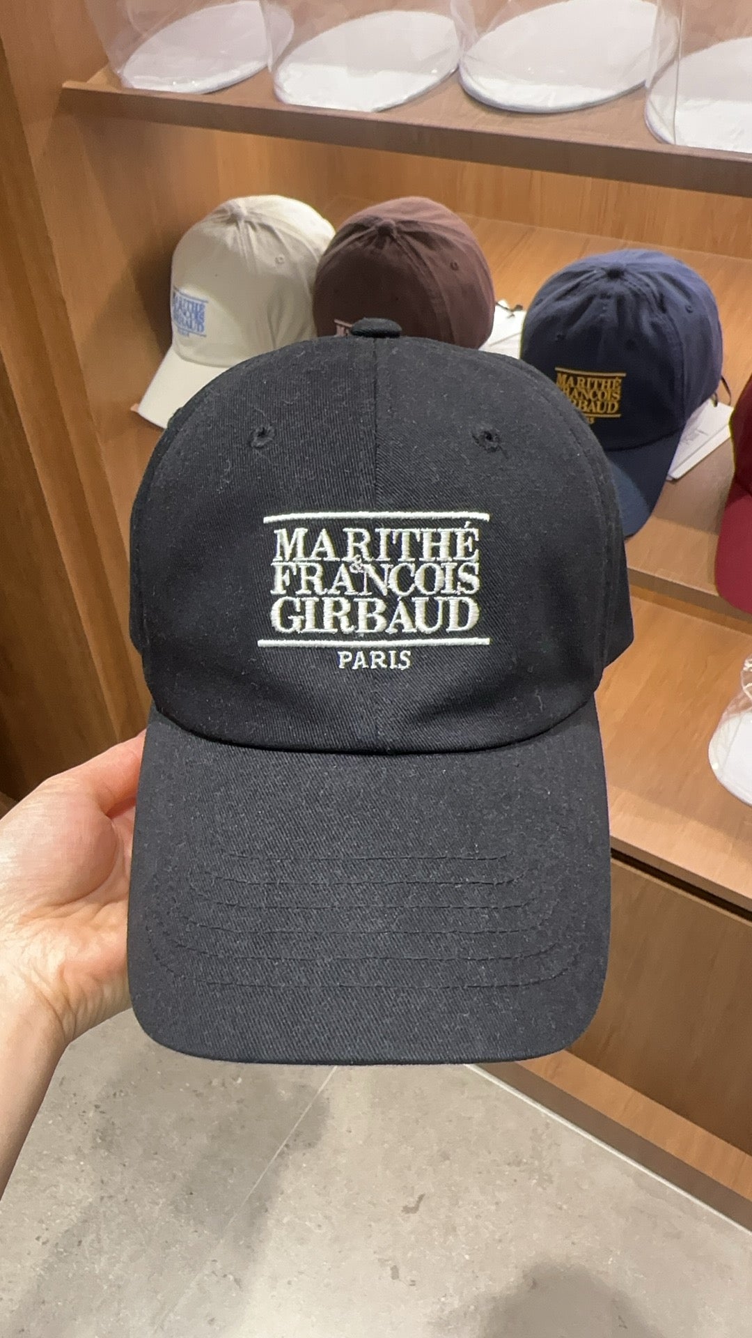 韓國 Marithe Francois Girbaud SMALL CLASSIC LOGO CAP【MF424】