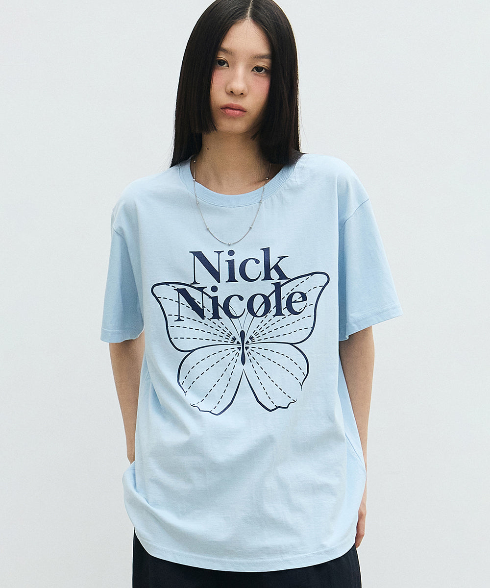 韓國 Nick Nicole Big Butterfly Sleeve Top【NK027】
