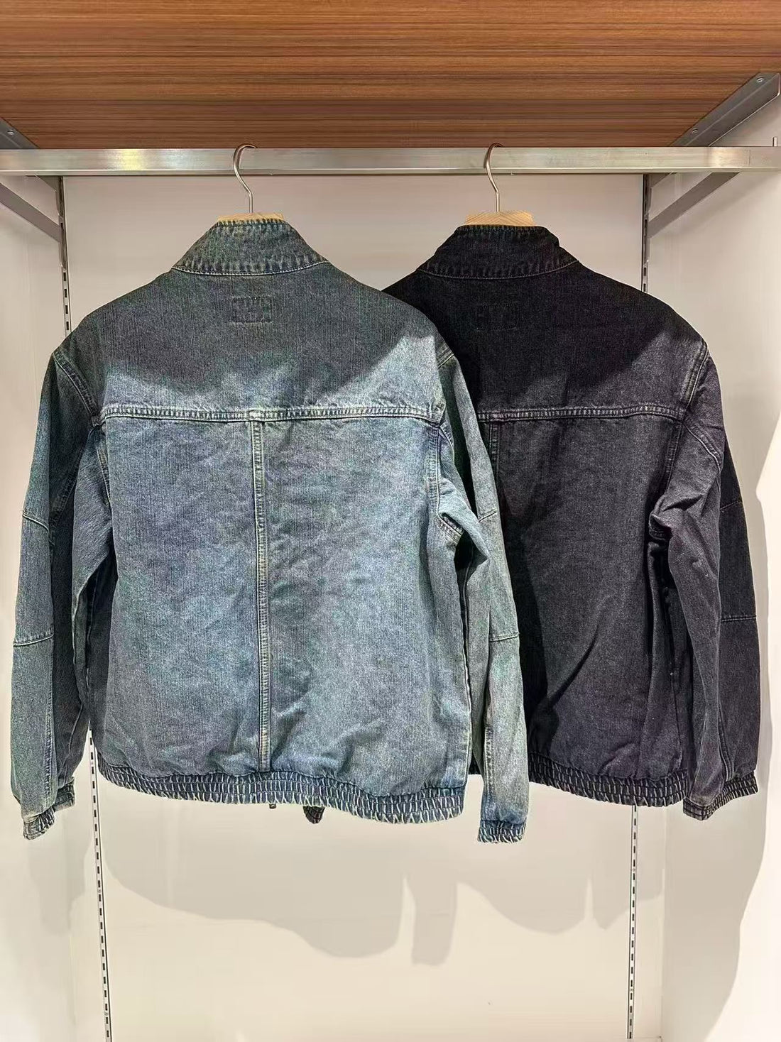 韓國 Wacky Willy Denim high-neck full-zip【WW106】