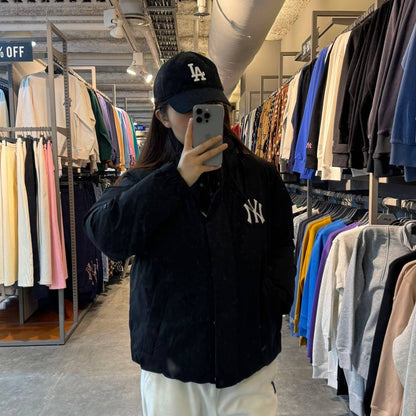 韓國 MLB Basic Mega Logo Short Padding Parka 【MB008】 - STT Mall HK 靚太網購