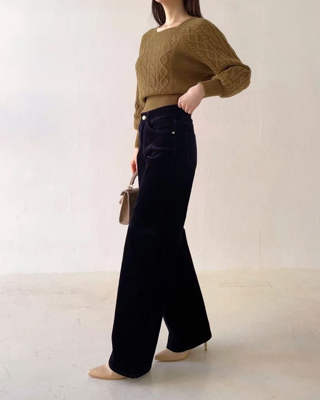 韓國 HowLuk 牛仔褲 刷薄毛  (冬季款)【H2554】