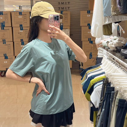 韓國 Discovery Fresh Event Woven Short Sleeve T-Shirt凉爽防晒面料【DY041】