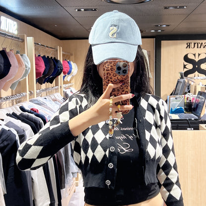 韓國 Satur Small S Logo Corduroy Ball Cap【SR242】