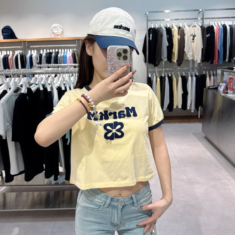 韓國 Markm (W) WAVE T-SHIRT【MA077】