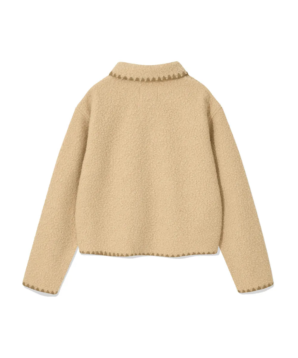 韓國 Wacky Willy Women's Shearling Stitch Jacket【WW084】