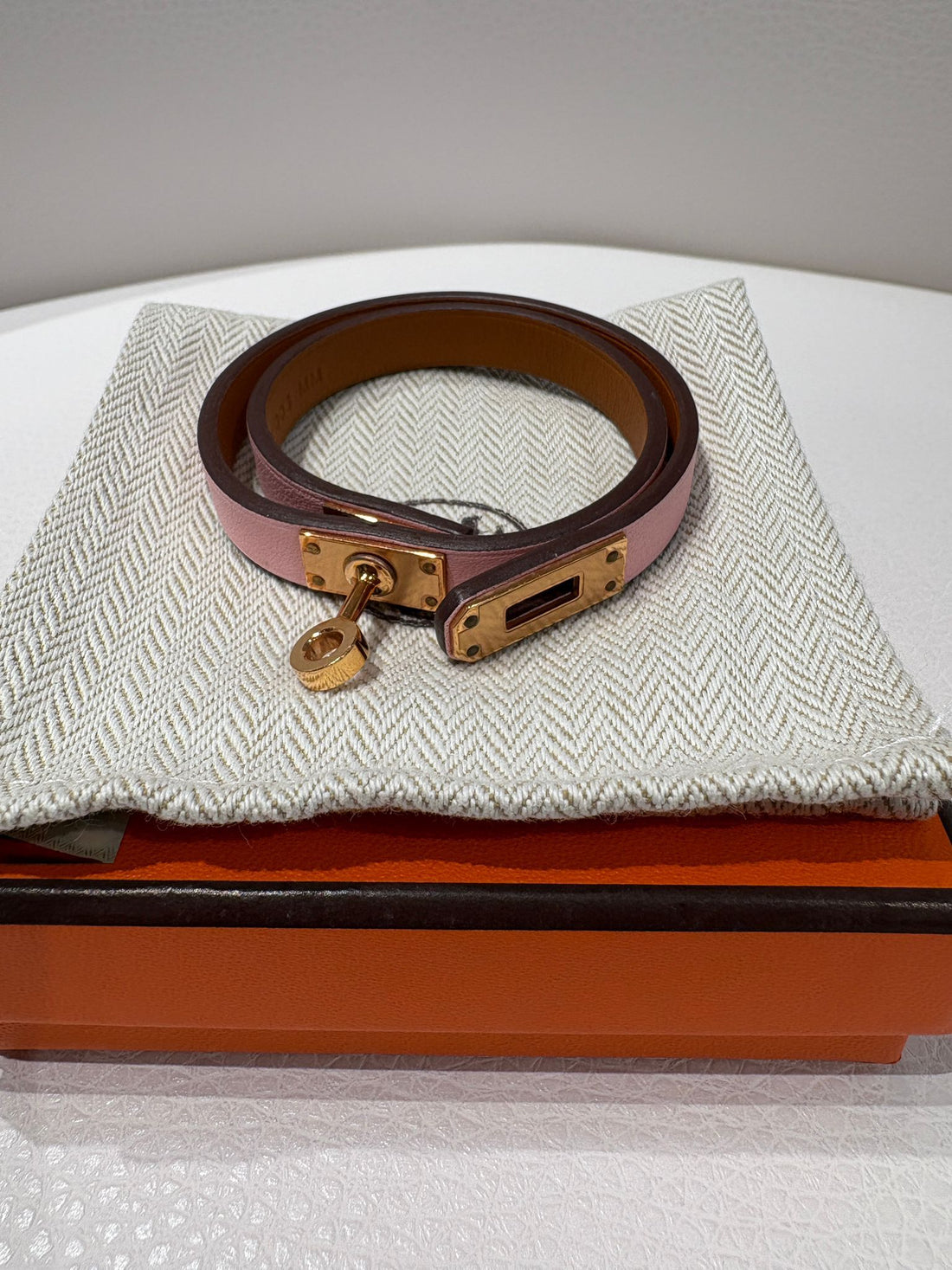 二手Hermes Kelly扣手帶 【JS496】