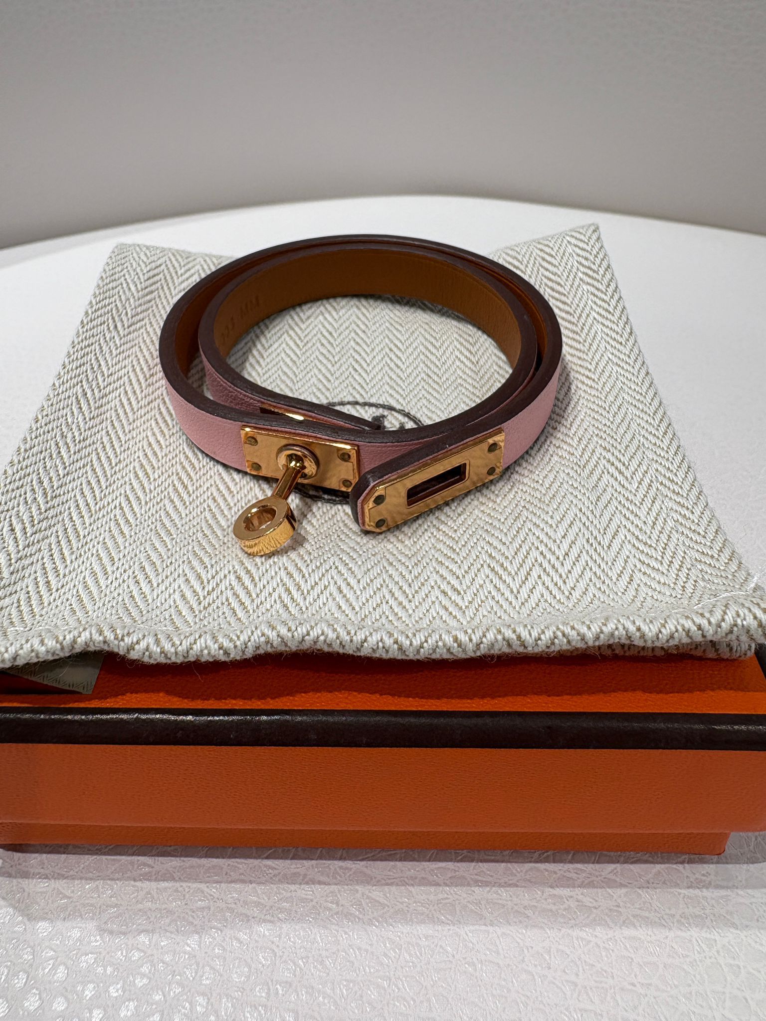 二手Hermes Kelly扣手帶 【JS496】