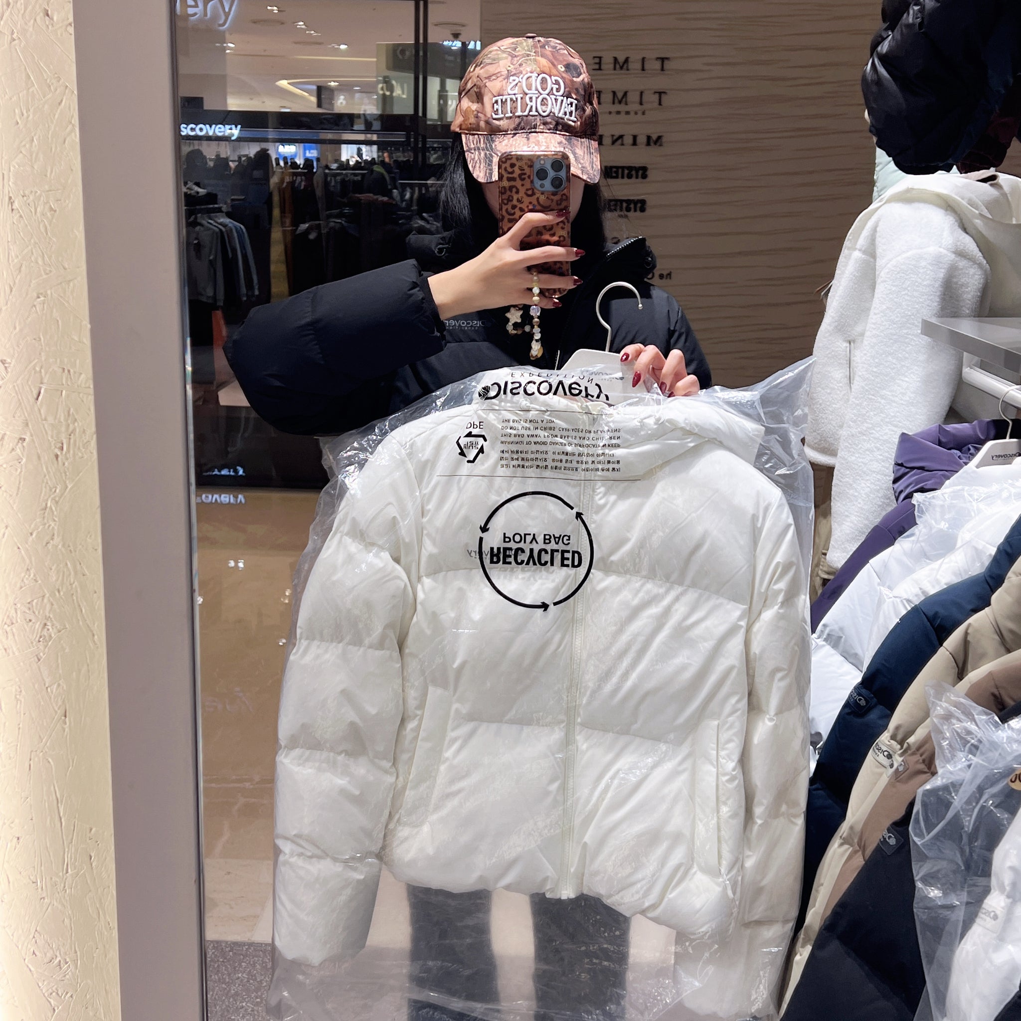 韓國 Discovery Women's Olia Glow Down Short Padding (鴨絨)【DY084】