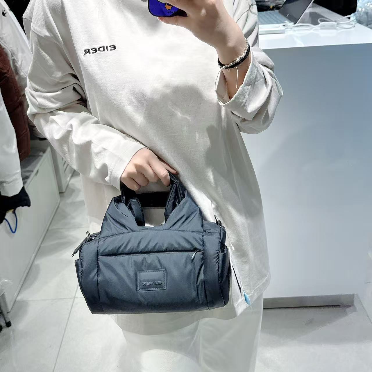 韓國 Eider FOGNI Cylinder Bag【ER035】