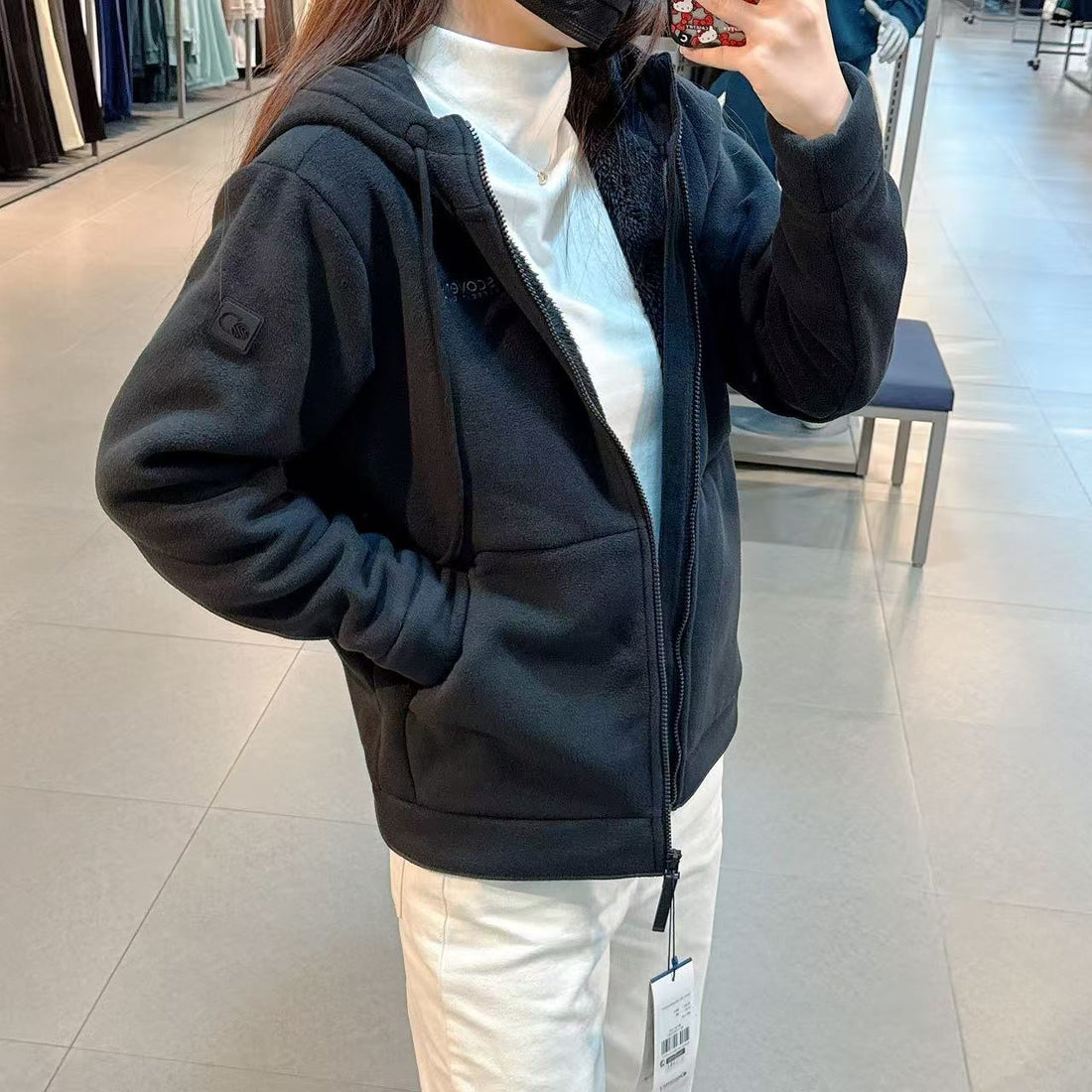 韓國 Discovery Airfleece Hooded Fleece Jacket【DY147】