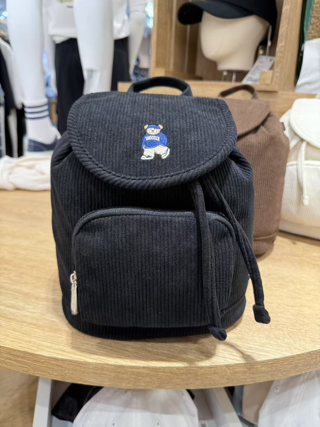 韓國 SPAO Corduroy Mini Backpack【SP252】