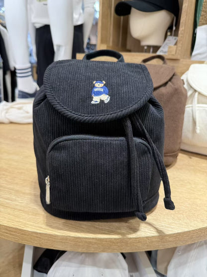 韓國 SPAO Corduroy Mini Backpack【SP252】