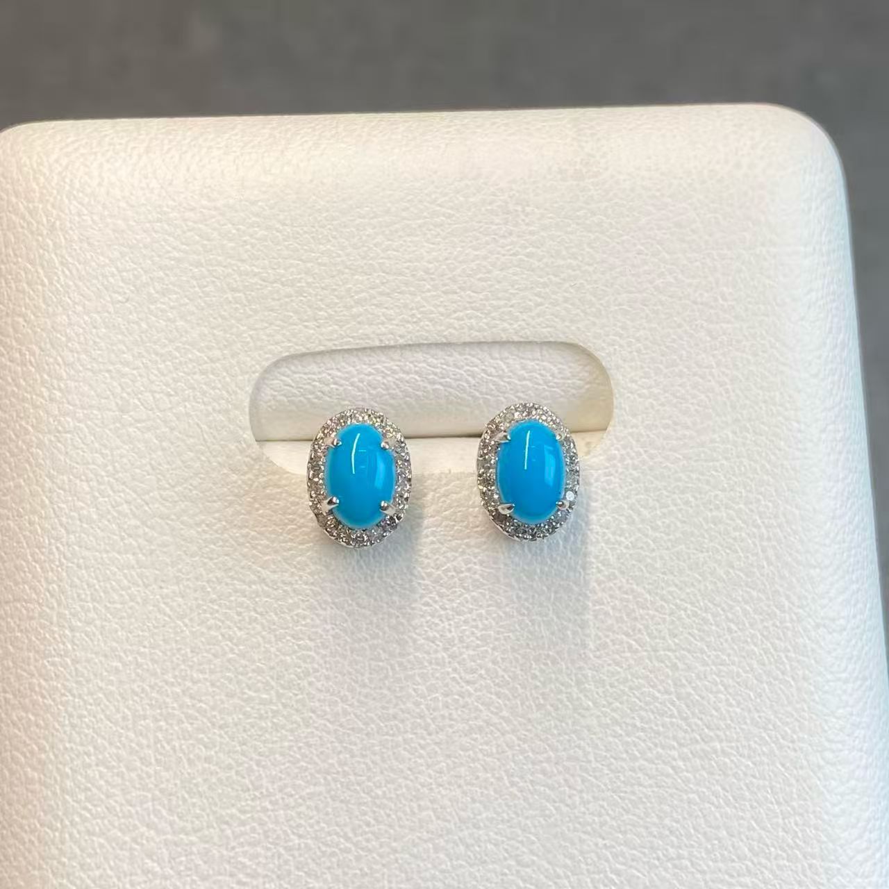 日本直送 綠松鑽石耳釘【JS403】