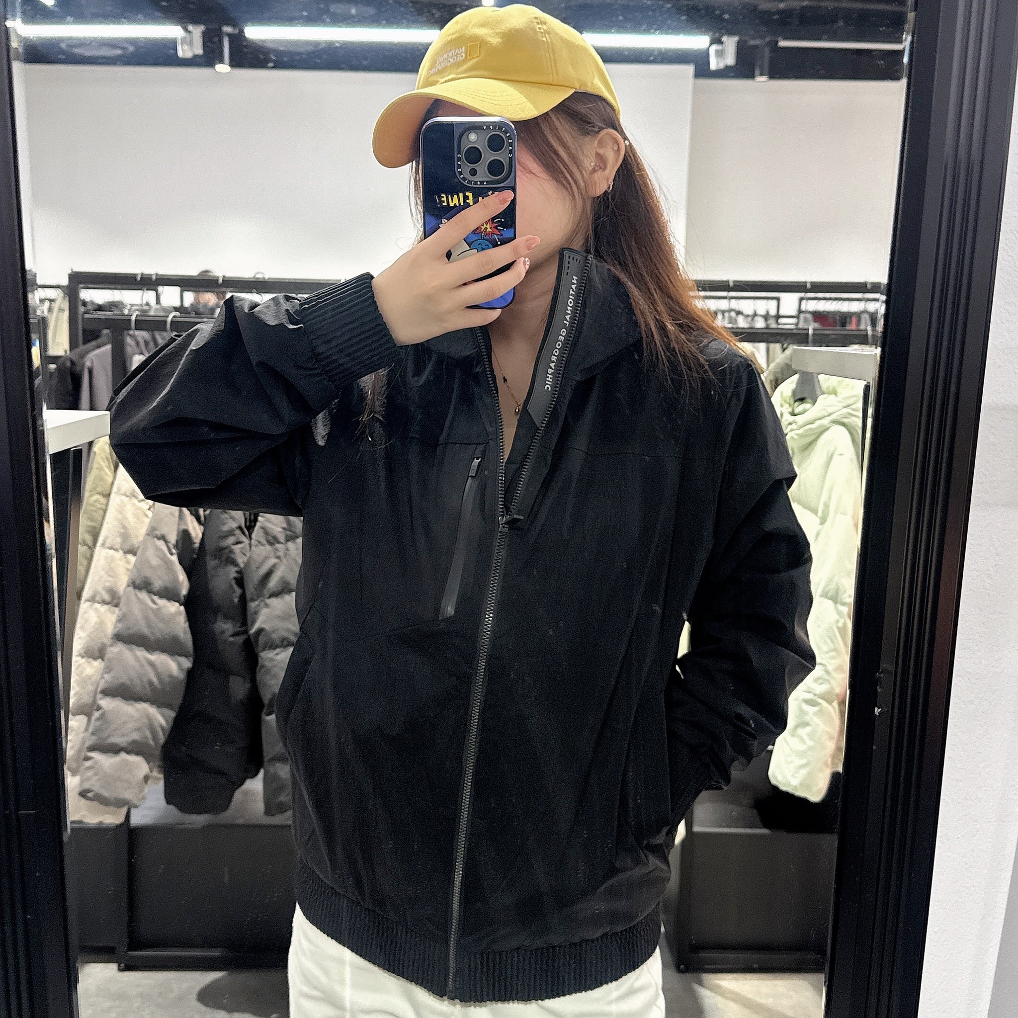 韓國 National Geographic Littoria Woven Training Hoodie【NG104】