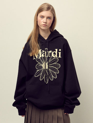 韓國 Mardi Mercredi Oversized Hoody Flowermardi【MM165】