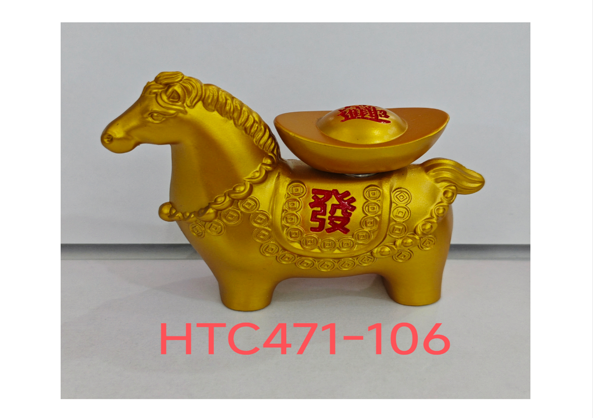 合金馬上發財擺件【SE796】