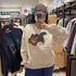 韓國 Ambler Cat biting Litter Bear Sweatshirt【AR036】 - STT Mall HK 靚太網購