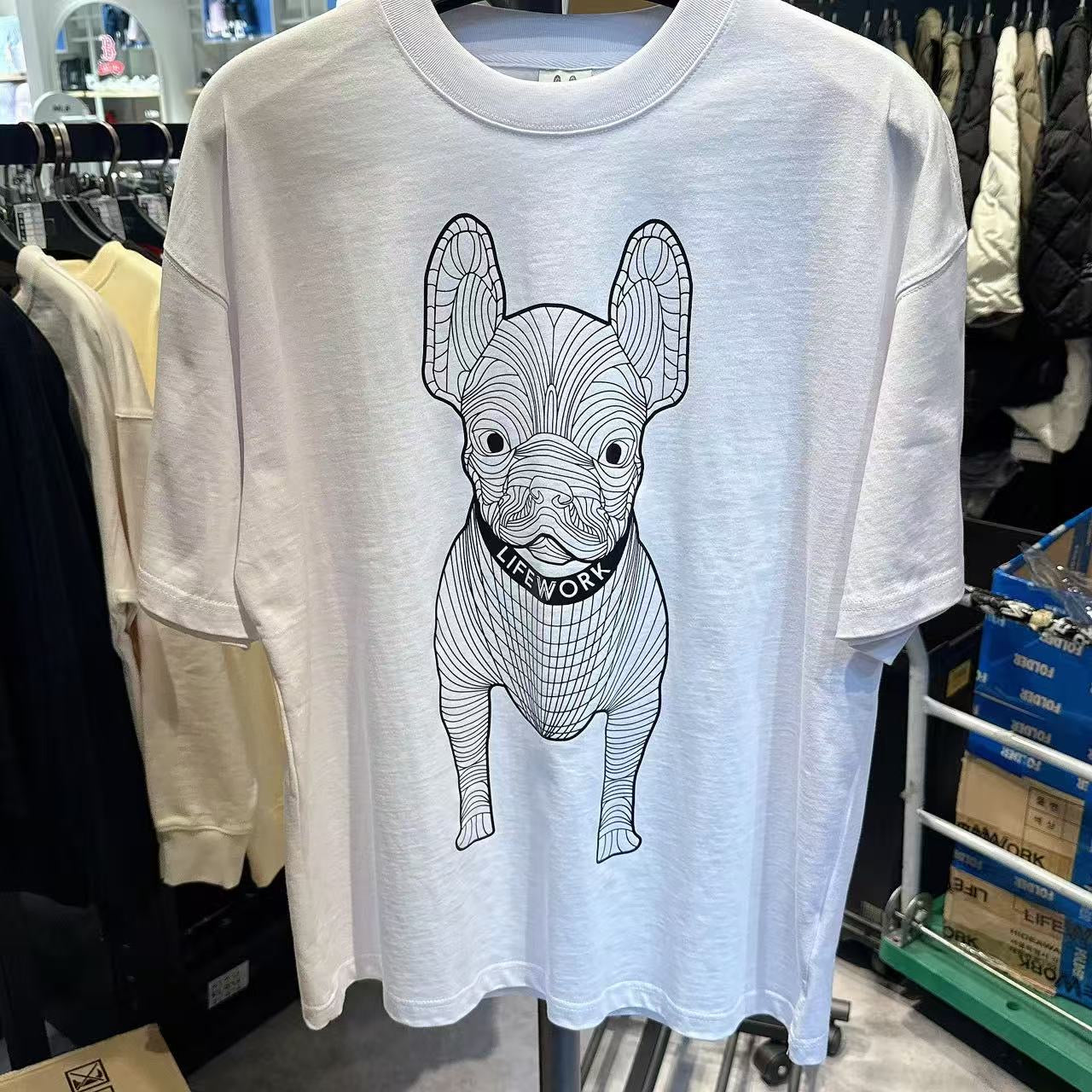 韓國 LifeWork Big Radog Short Sleeved T-shirt【LW042】