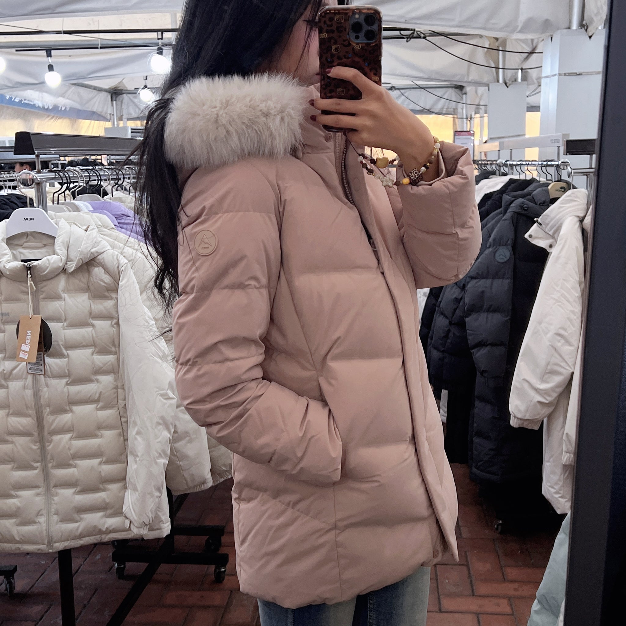 韓國 NEPA Women's Premium Middle Down Jacket (鵝絨)【NA002】
