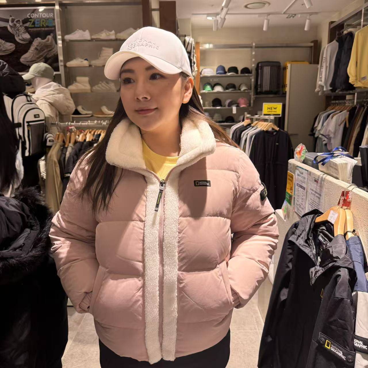 韓國 National Geographic 女裝 LARUS COZY 羽絨外套 【NG003】 - STT Mall HK 靚太網購